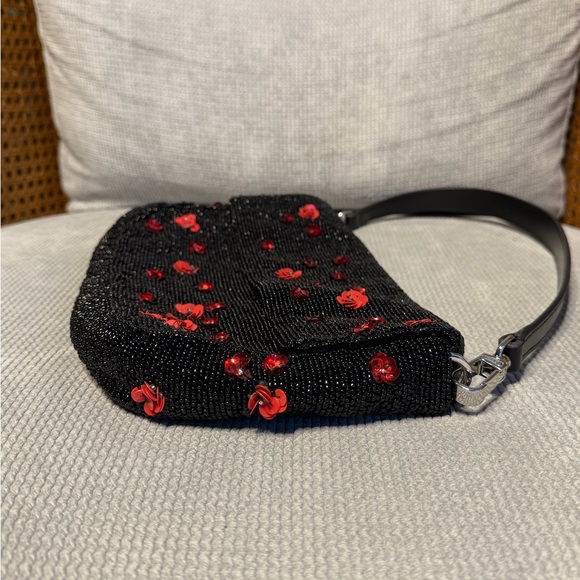 STAUD Timmy Floral Beaded Shoulder Bag - Picture 5 of 11